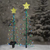 Solar outdoor garden Christmas tree light stand