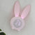 Cute Bunny Ear LED Digital Alarm Clock