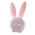 Cute Bunny Ear LED Digital Alarm Clock