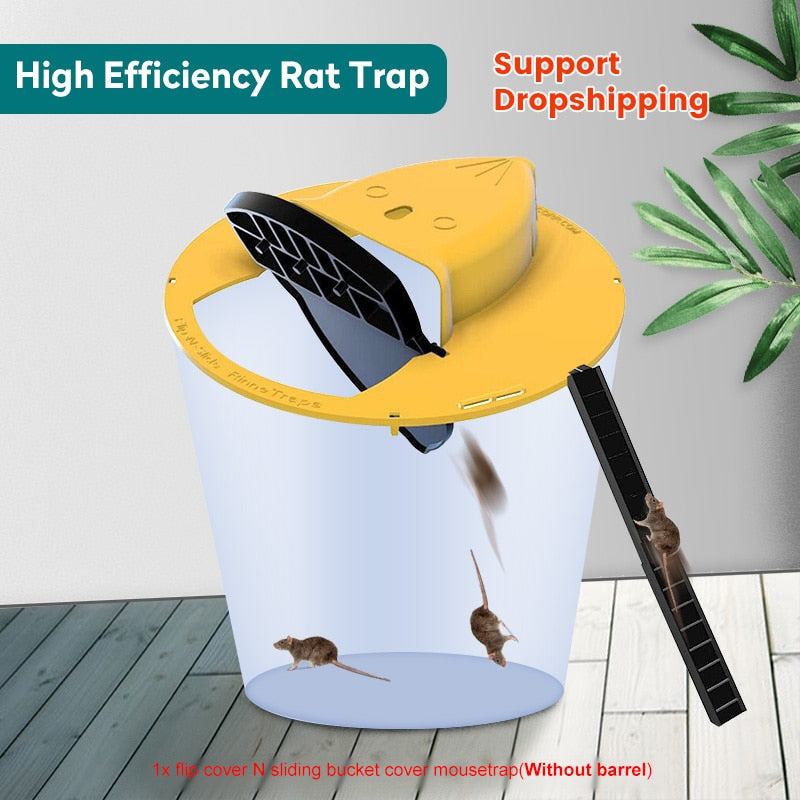 Flip N Slide Bucket Lid Mouse Trap – Gadget For Home