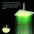 LED Rainfall Shower